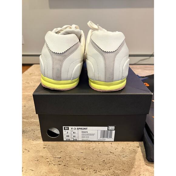 Y-3 Unisex Sprint Fashion Sneakers In Box size 7 US - Picture 5 of 9